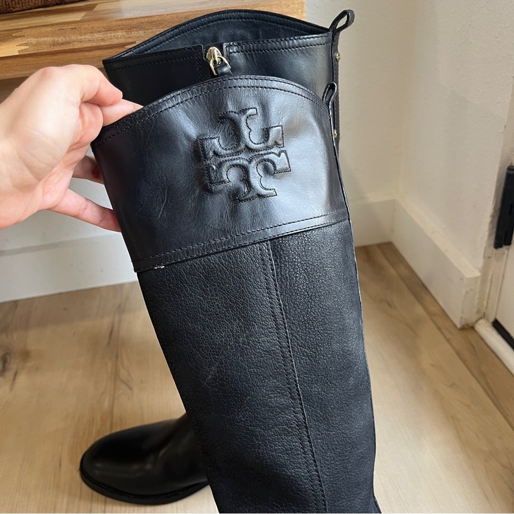 Tory Burch Simone Riding Boots Size 8M - Picture 7 of 15